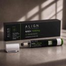 Align Biosciences NAD+ 1000mg prefilled research pen with packaging